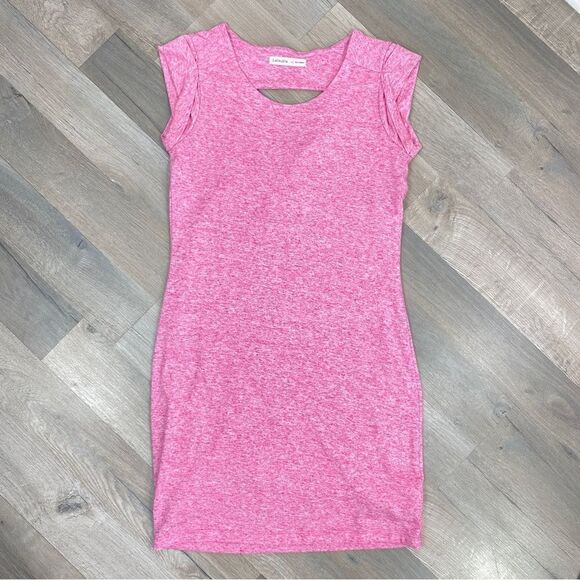 Athleta Charisma Open Back Cutout T Shirt Dress Pink XS - Picture 11 of 13